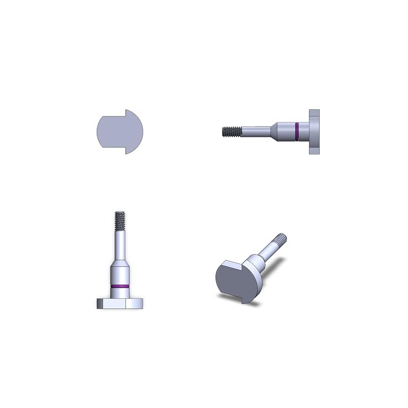 CORWIN K Series Hand Rivet nut Gun Replacement Mandrel 3pack(8-32)