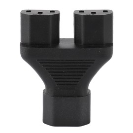 C14 to C13 Y Splitter Male to Female Adapter Cable Power Plug Cord Single IEC320