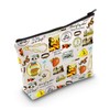 JYTAPP Scotland Scottish Merchandise Characters Makeup Bag Dragonfly Gift Lover