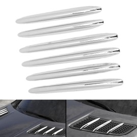 Chrome Car Engine Hood Vent Grille Cover Trim Parts Replacement for R172 SLK Chrome Plating Sporty Stylish Exterior Accessories Kit