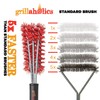 Grillaholics Essentials Nylon Grill Brush - Bristle Free Alternative -