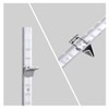 Shelf Clips, 40PCS Adjustable Shelving Brackets for 255 Standard Pilaster,