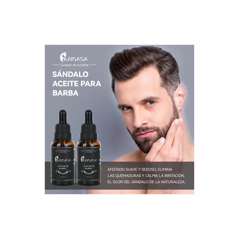 Kit Barba Cuidado Para Hombres Herramientas De Bigote 11pcs