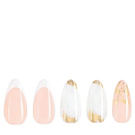 KIARA SKY 100% Acrylic Press On Nails - Salon Quality Instant Manicure, Long-Lasting, Easy Application - 30 piece Kit - Almond Medium-Blush Hour