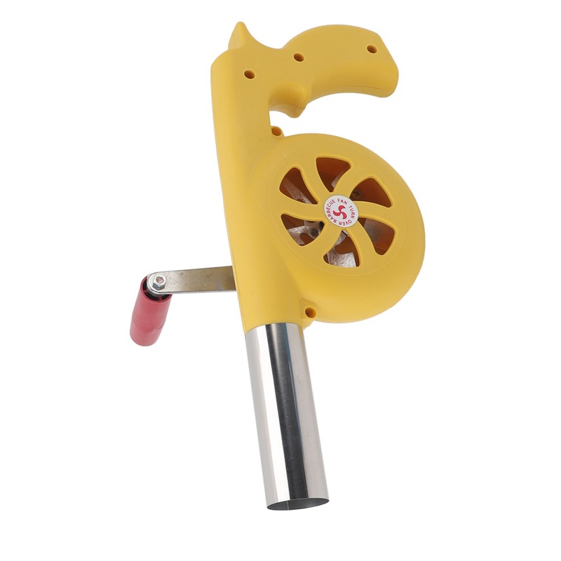 Hand Crank BBQ Fan Increase Firepower Portable Barbecue Air Blower