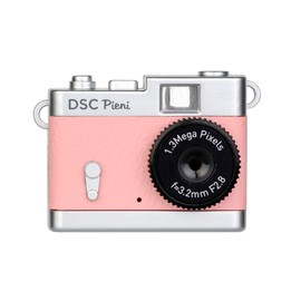 Kenko Digital Camera DSC Pieni 1.31 Megapixels, Video & Still Image Shooting Capable, Coral Pink DSC-PIENI-CP