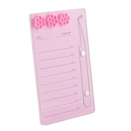 Paleta de Pestañas, Acrílico 2 Orificios de Succión Magnéticos Soporte de Extensión de Pestañas para Pestañas Postizas para Instituto de...           