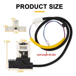 W11307244 Washer Lid Lock Kit with Lid Strike for Whirlpool Maytag Amana Kenmore Washer, replace W10682535 W10837741 PS12704713 W10714899