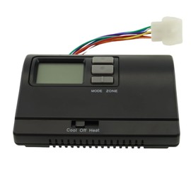 HLUCHY Digital Thermostat Replacement for Coleman 8330D3351 RV Heating Cooling Wall-Mount Thermostat Black