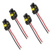 SHMZK 4 PCS 9005 HB3 9006 HB4 9012 Wire Harness