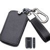 SANRILY 3/4 Button Leather Key Fob Cover for Mazda 3(Hatchback)