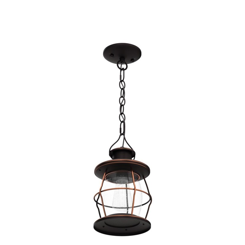 MrSconce Outdoor Pendant Light, Farmhouse Exterior Hanging Light Fixture with