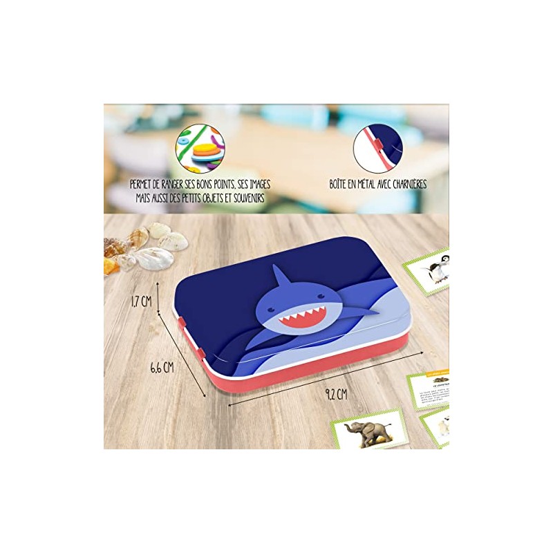Viquel - Shark, shark, metal box for children