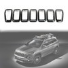 Mactoom Grille Inserts Grill Cover Compatible with Jeep Cherokee 2014-2018