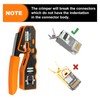 LEENUE RJ45 Crimp Tool, RJ45 Pass Through Crimping Tool for