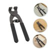 WOONEKY Handheld Leather Hole Punch Tool Ergonomic Carbon Steel Pliers