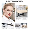 AEZUNI Oversized Bifocal Reading Glasses Women Big Frame Blue Light
