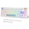 FANTECH MAXFIT67 3-Mode Custom Mechanical Gaming Keyboard RGB Backlit, 65%
