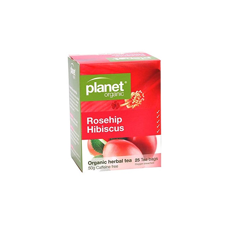 Planet Organic Rosehip and Hibiscus 25 Tea Bags