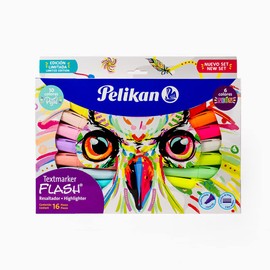 Resaltadores Textmarker Flash Con 16 Piezas Neón Y Pastel