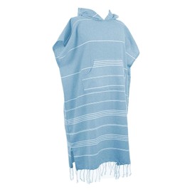 SUIOPPYUW Premium Surf Poncho Towel Absorbent Turkish Cotton Cloak for Beach Or Pool Turkish Cotton Cloak Towel Beach Towel Cape, Blue