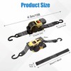 YAYODS 2 Pack 2 Inch Retractable Ratchet Straps Heavy Duty