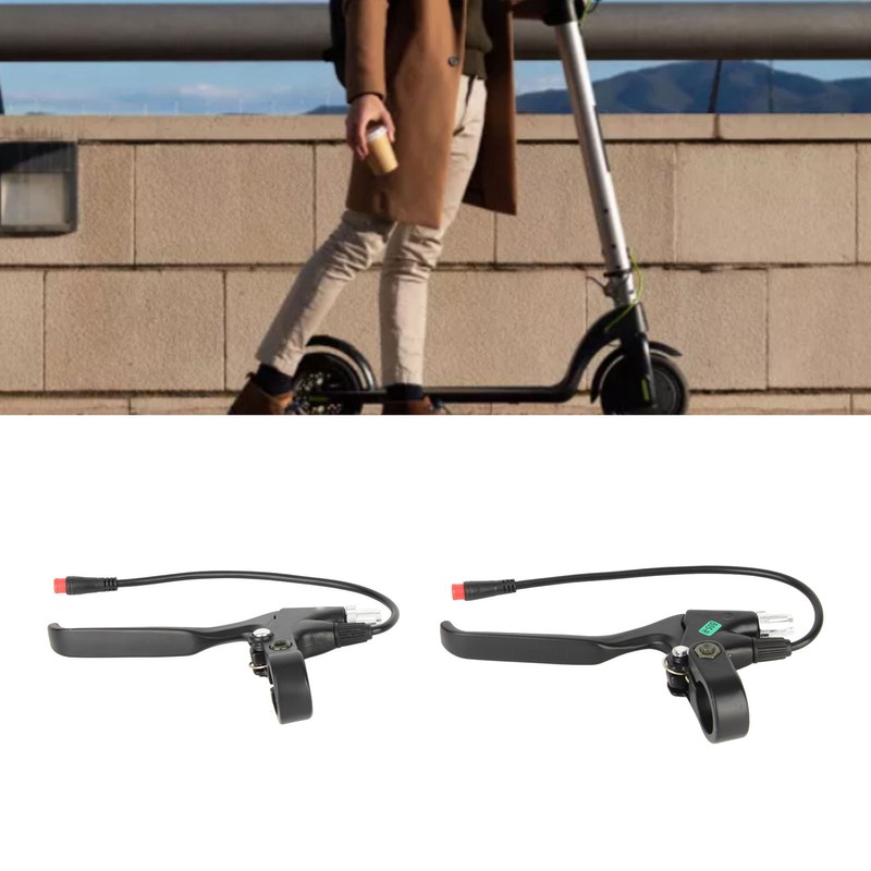 S866 One Pair Electric Scooter Brake Lever Aluminium Alloy Antiskid