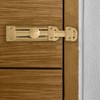 XFORT® 2 Pack Polished Brass Door Bolt, Surface Mounted Sliding