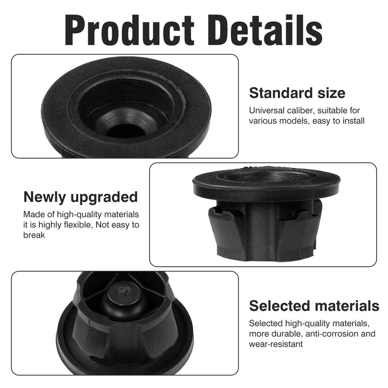 Pack of 5 rubber engine cover clips for engine cover,