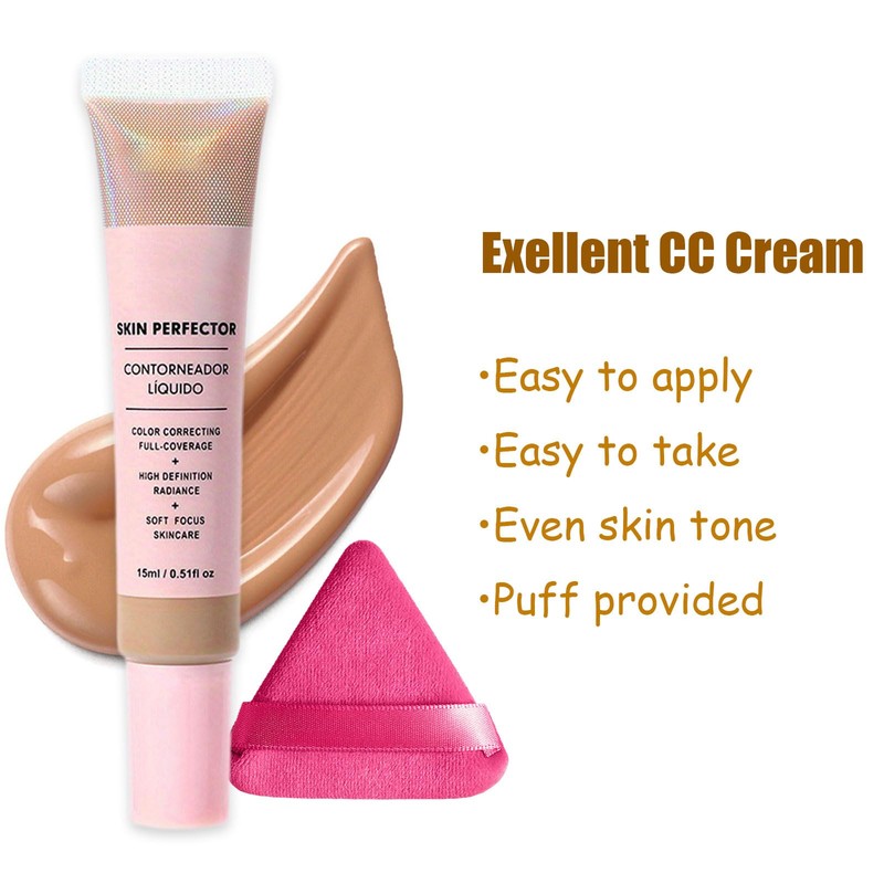 CC Cream Bb Cream Foundation, Skin Tone Adjusting Matte, Colour
