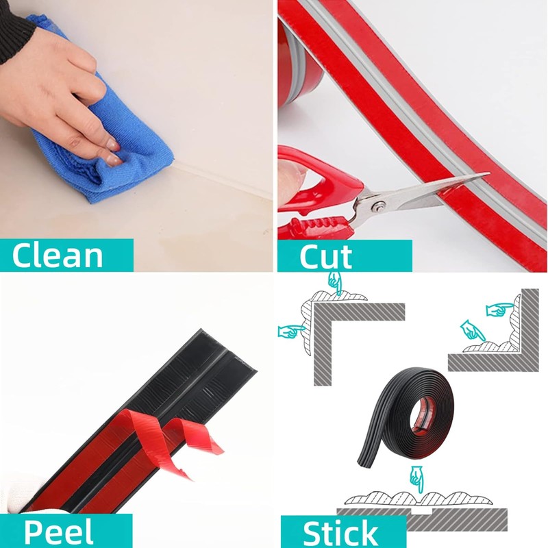 Flexible Wall Corner Protector Peel and Stick Wall Molding Trim