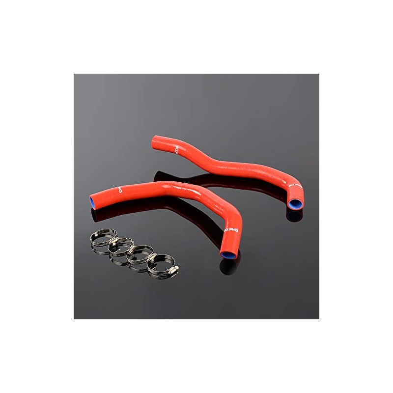 G-PLUS Silicone Radiator Hose Pipe Kit Clamps Compatible With 2003-2007