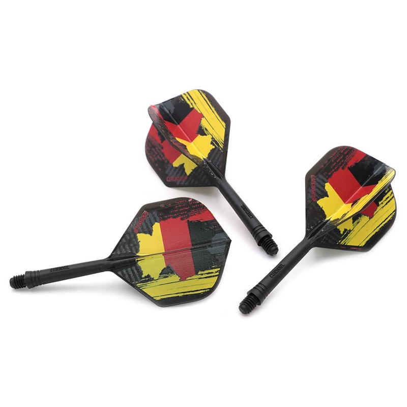 CUESOUL ROST Integrated Dart Shaft and Flights Medium, Standard Shape
