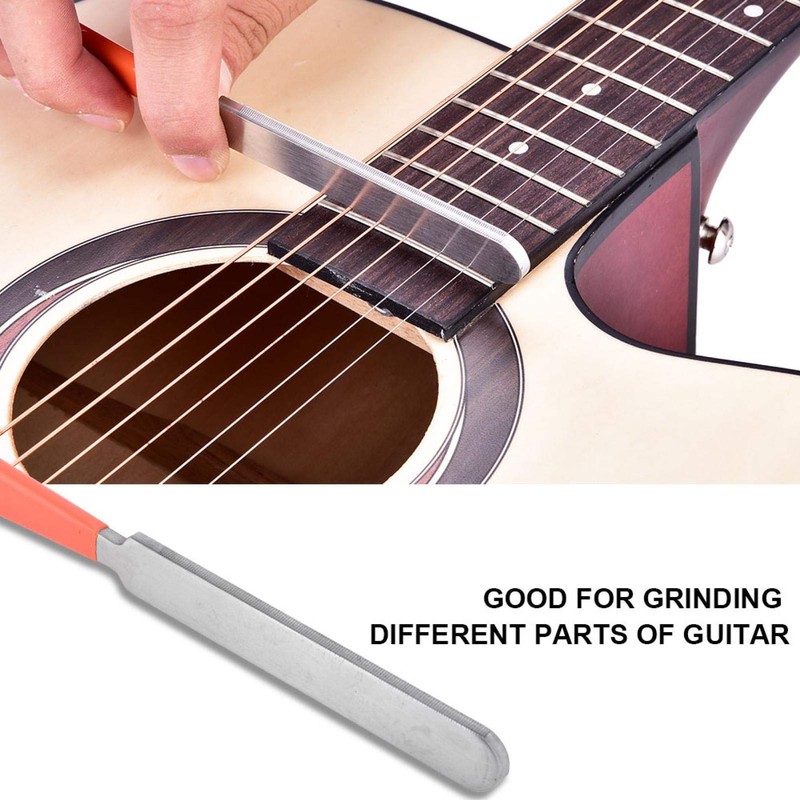 Guitar Fret File, Luthier Tools, Stainless Steel Luthier for Grinding