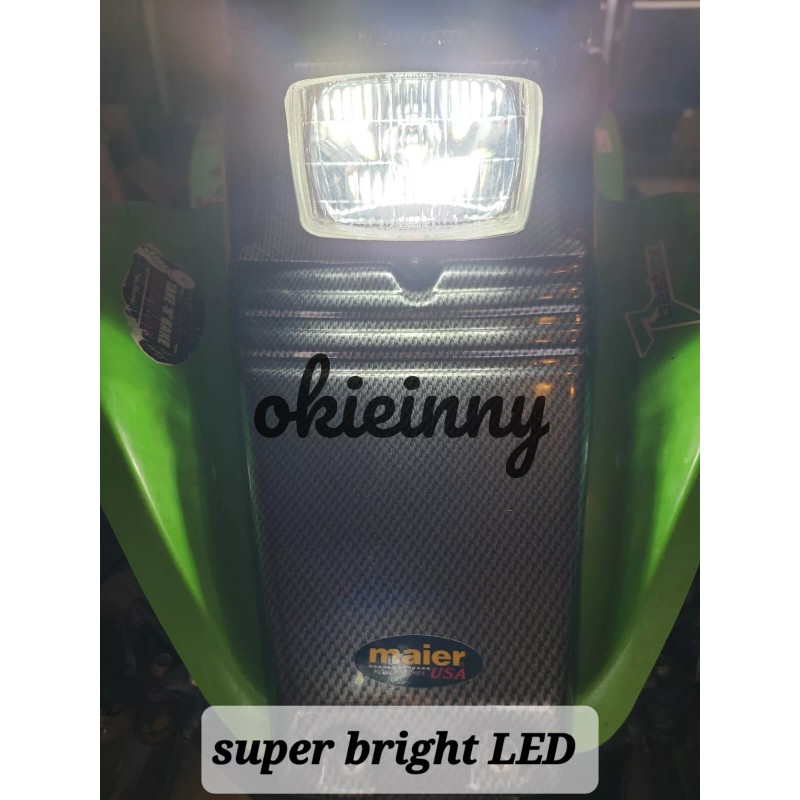 MHK Lighting 5 Super LED light bulbs for Deere skid