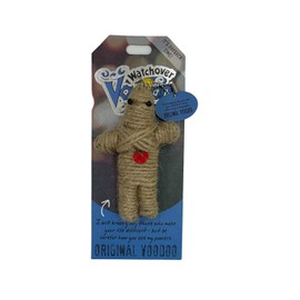Watchover Voodoo 3-Inch Original Voodoo Keychain - Handcrafted Gift to Bring Good Luck and Positivity Everywhere You Go