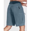 ISEEGZ Men's Hiking Cargo Shorts 9 inch Water Resistant Quick