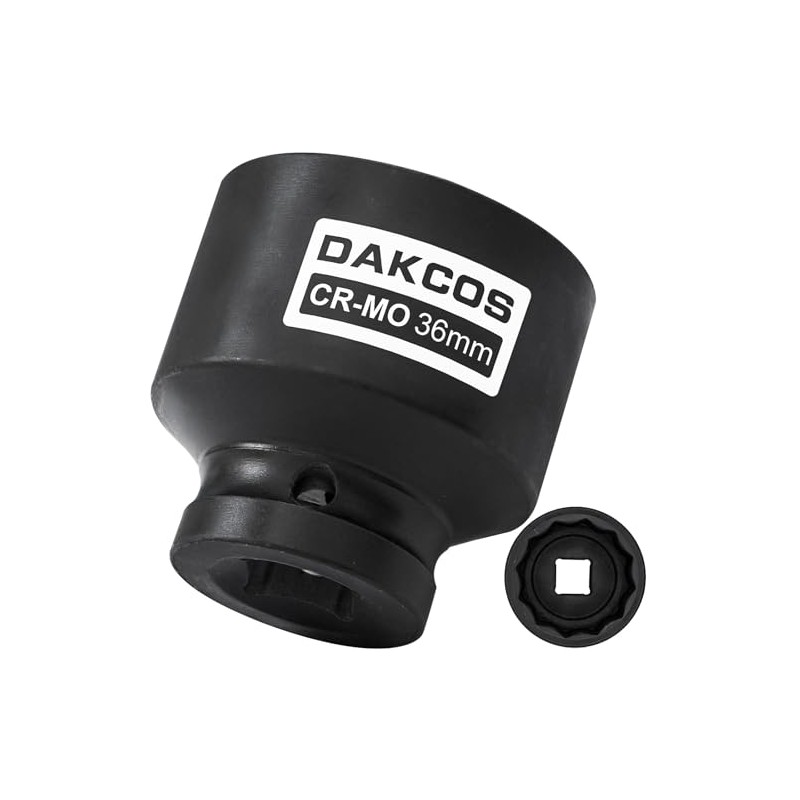DAKCOS 1/2" Drive 36mm Impact Wrench Socket Drive Shaft Tool,
