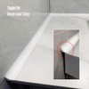 Shower Threshold Water Dam, Barrier Strip, Silicone Water-Blocking Self-Adhesive Sealant