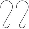 RuiLing 2-Pack 12 Inch Black Coating Metal Tree Branch Hook/Garden