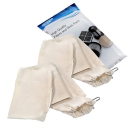 HQRP Dust Collector Bag (2-pack) compatible with DeWalt DW745, DW744, DW744X, DWE7491RS, DWE7480, 745, 744, 744x, 7480, 7491 10-inch Tablesaws/Planers