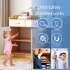 10 Pack Child Cabinet Locks, Baby Proofing Safety Locks for