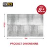 Radiator Insulation Reflective Foil - 5m x 60cm Heat Reflector