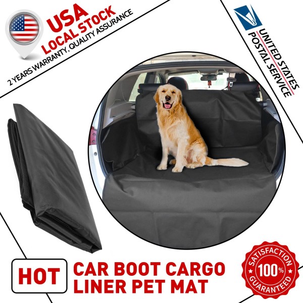 Modigt Black Car Boot Trunk Cargo Liner Floor Mats Dog