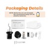 Keyless Entry Door Lock with Handle, Keypad Door Knob, Auto