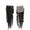 Deep Wave 5Bundles(50g/bundle) with 4x4 Lace Closure, Czrleaty Wet and