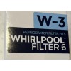 EARTHSMART Replacement Refrigerator Water Filter #W-3 Whirlpool Filter 6