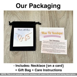 Life is a Journey, Enjoy the Ride Compass Charm Necklace, Motivational (Silver Tone) Miss Fit Boutique