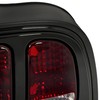 HECASA Tail Lights Assembly Compatible with 1996-1998 Ford Mustang Replacement