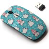 CJCBROES 2.4G Wireless Mouse with Cute Pattern Design for All